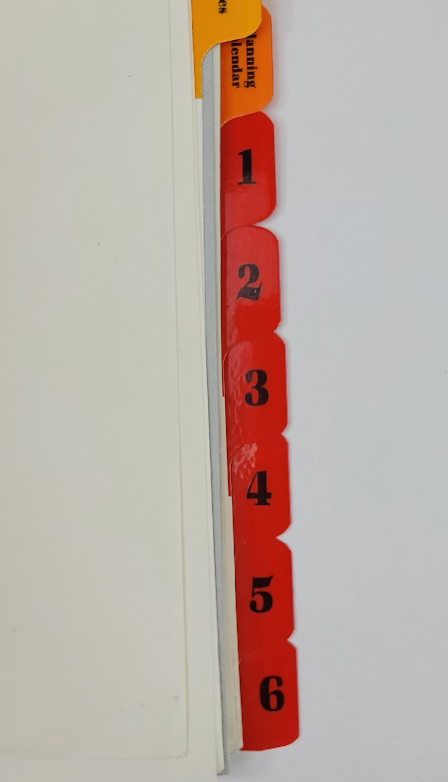 Franklin Covey Classic Size Lined Planner Paper Address Tabbed Dividers Inserts