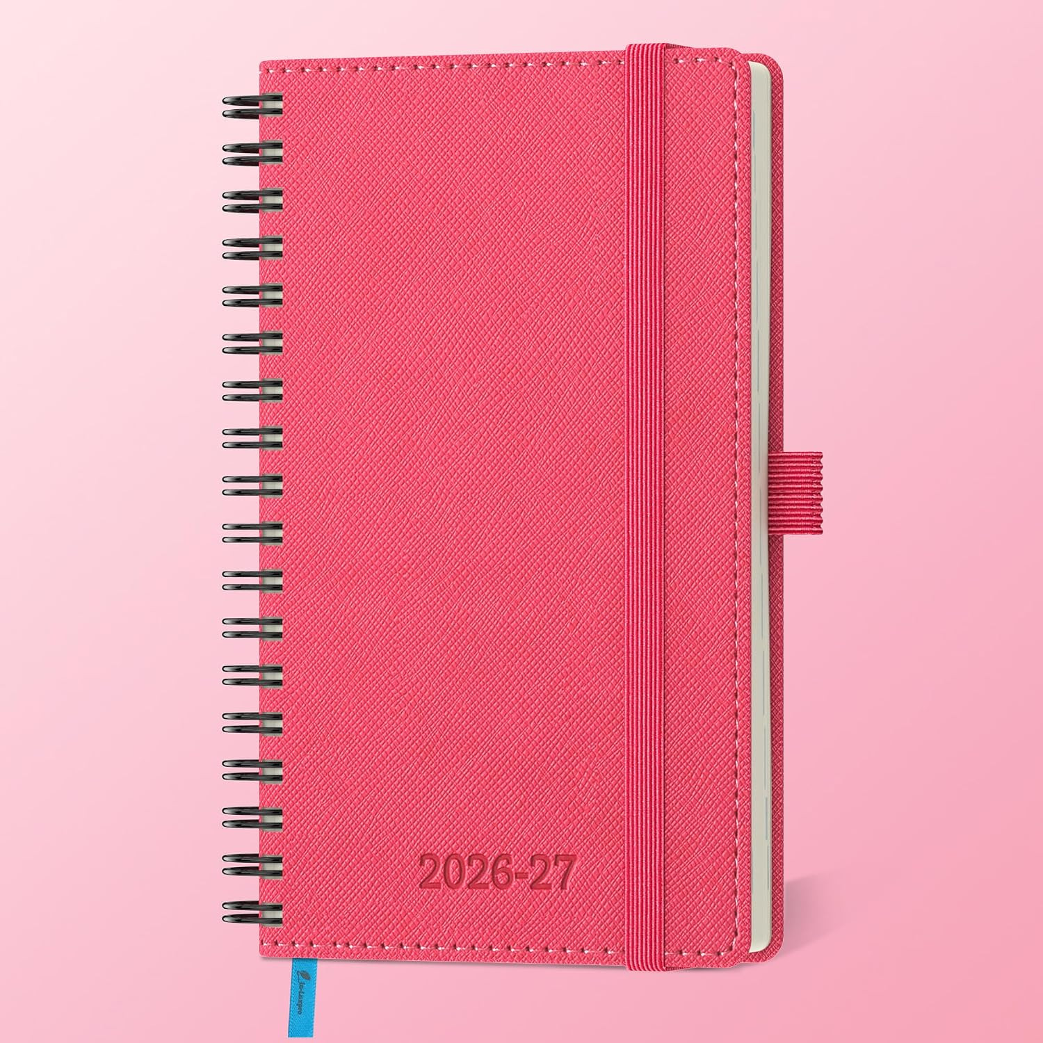 Planner 2026-2027 Daily Weekly and Monthly,6.5″X3.75″,18 Months Spiral Bound Cal