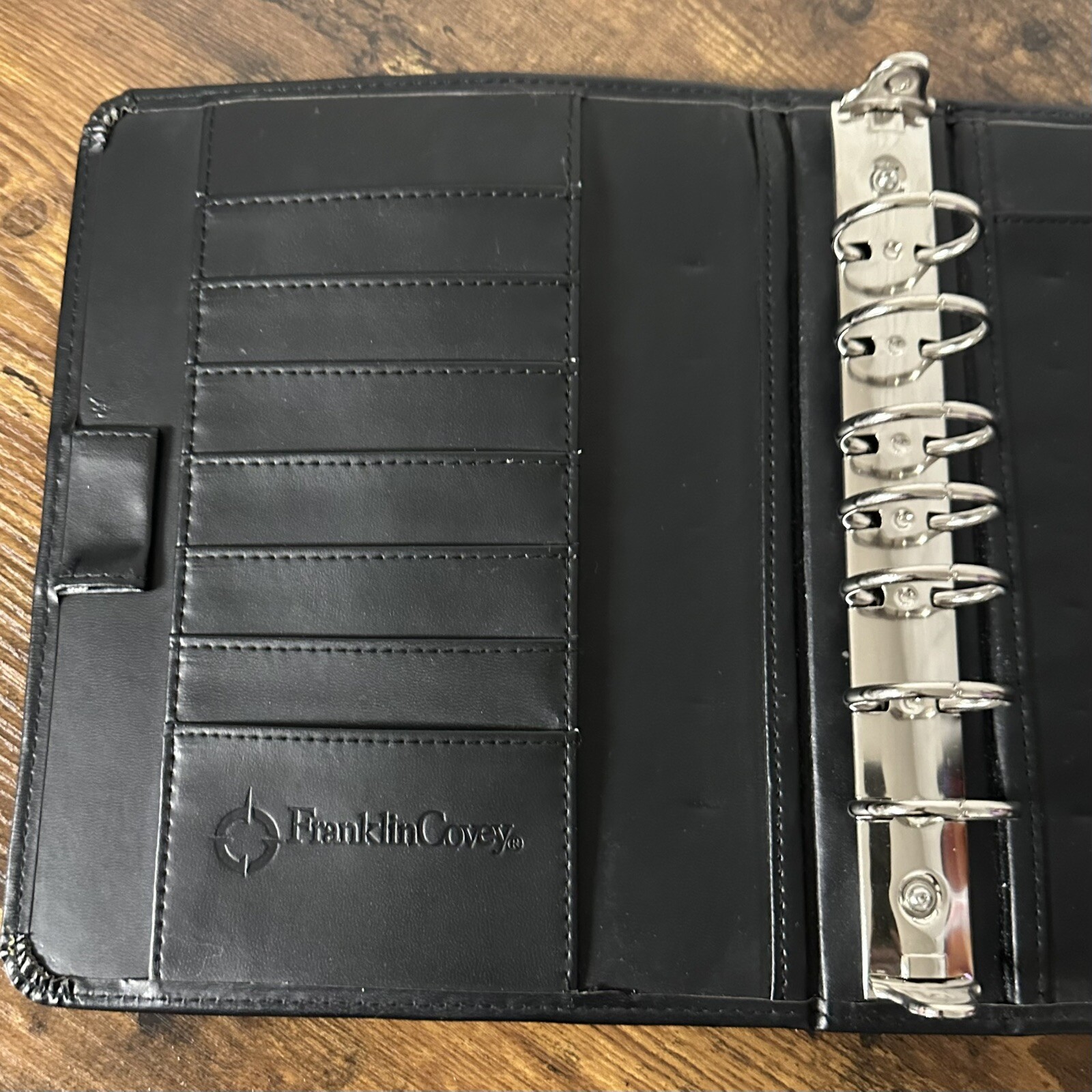 Franklin Covey Open Binder Planner Classic Size Black Vinyl