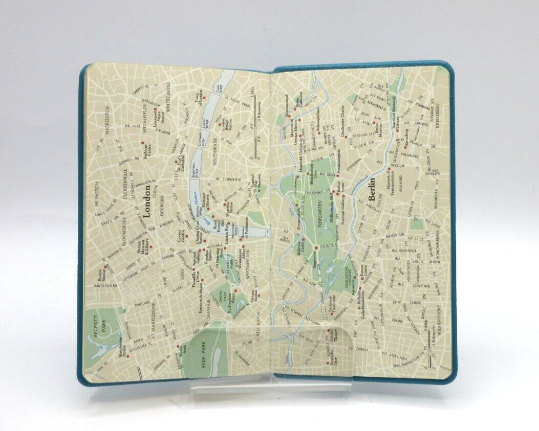 Address Book Pocket Size 3×5″ Leather Soft Cover Graphic Image List$40 BLUE