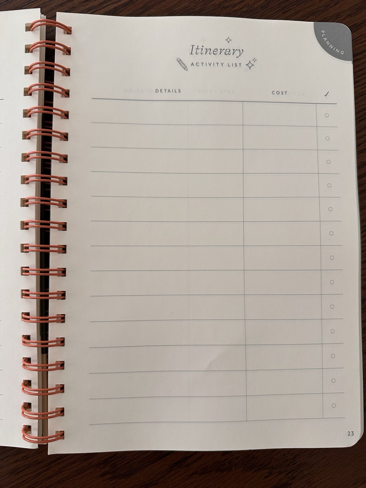Papier 150pg Guided Notebook 9.84”*7.48“ Travel Journel The Sunset