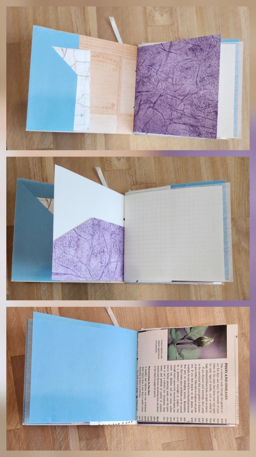 Junk journal Handmade 64 pages Colorful