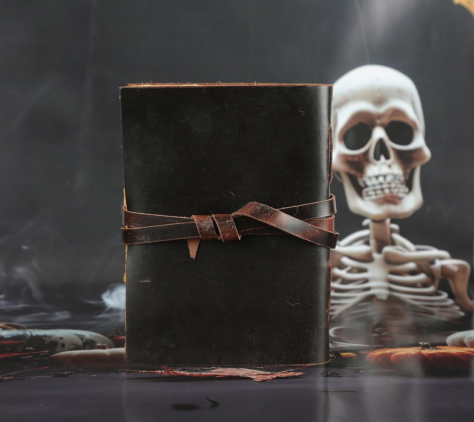 Leather Journal, Beautiful Heart Embossed Journals for Women, Deckle Edge Vin…