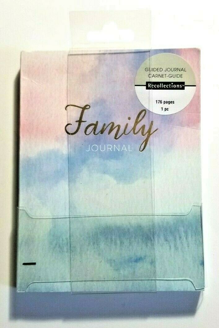 Family Guided Journal 176 Pages NEW Planner Book Pastel Blend Recollections