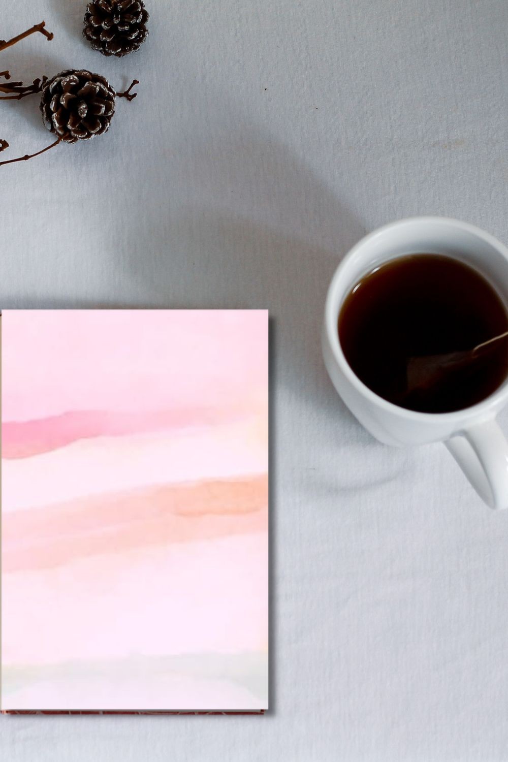 Pink Sunset Journal | Lined Notebook for Writing & Reflection