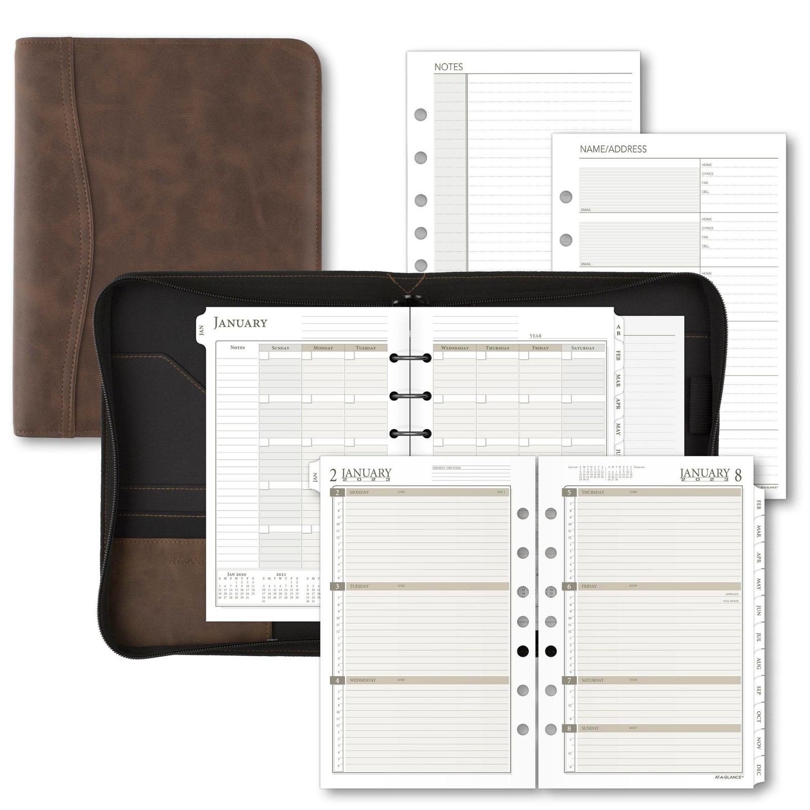 At-A-Glance Notepad Planner Refills [Ruled]: 5-1/2 in. x 8-1/2 in. (White) *32 s