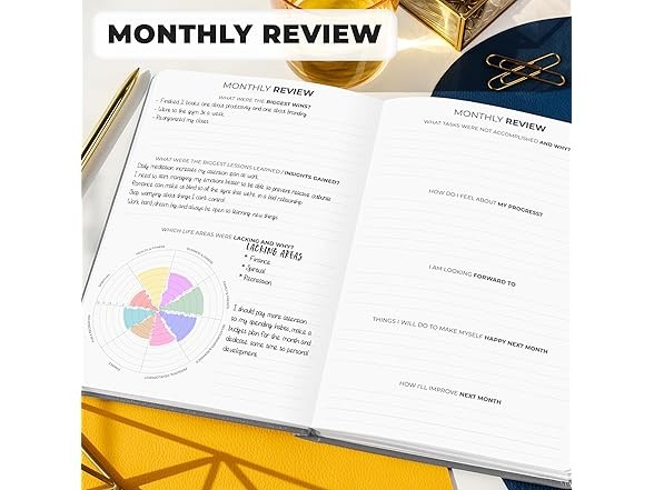 Clever Fox Premium Weekly & Monthly Planner Gray A5 (5.8” x 8.3”)