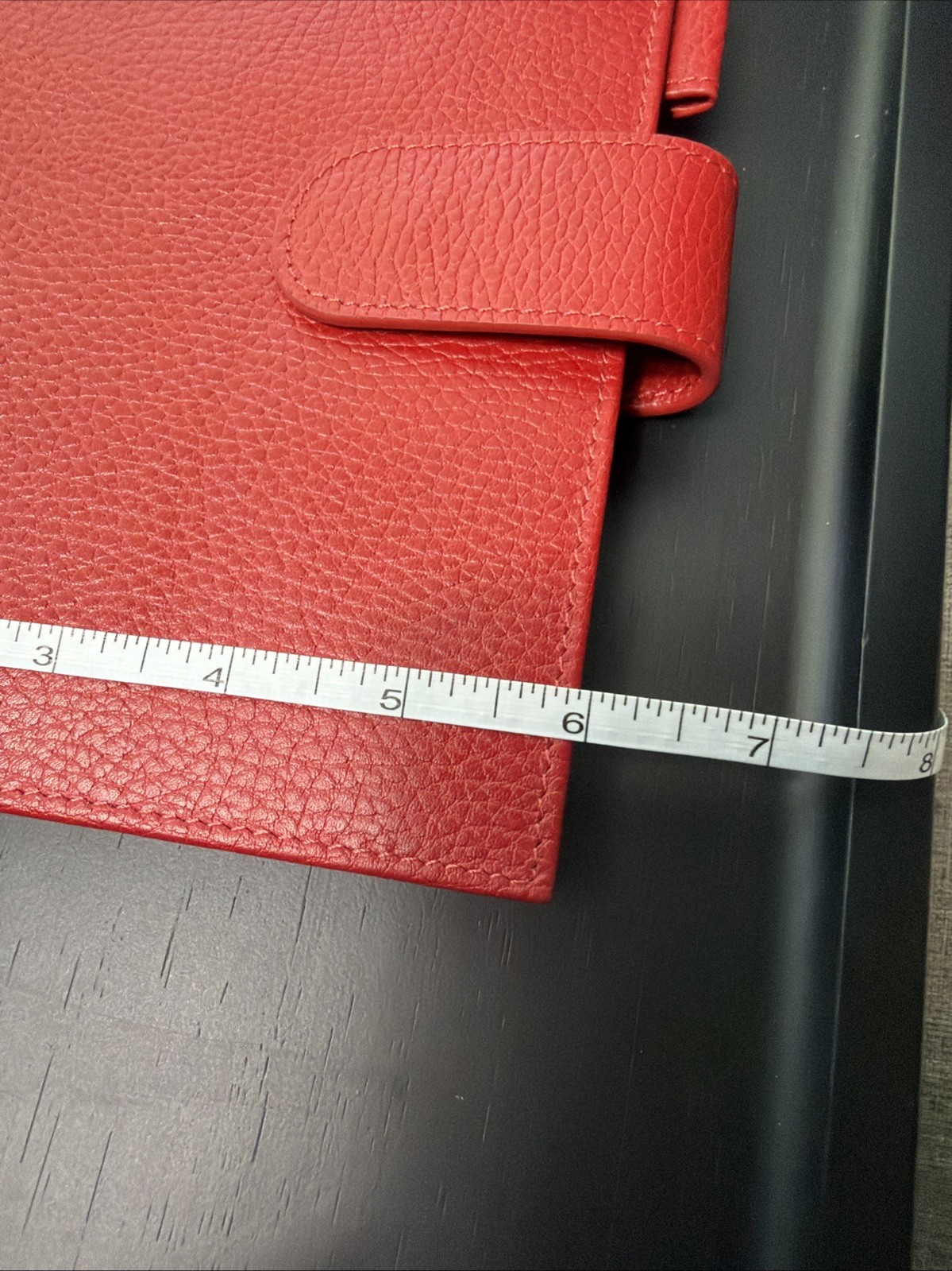 Moterm B6+ Leather Cover Notebook Planner Cherry Red