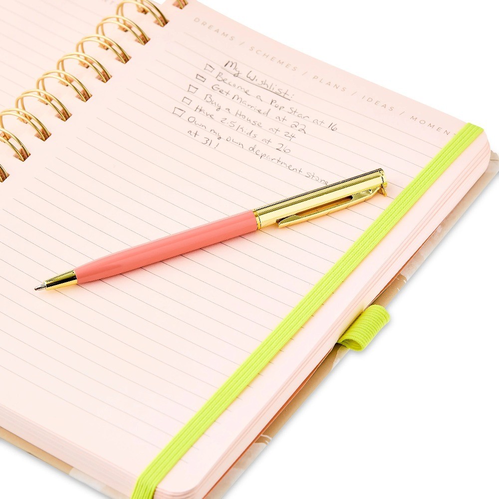 Pen + Gear Twin Wire Bound Journal – Khaki, 6″ x 8.25″ x 1″, 192 Lined Pages,