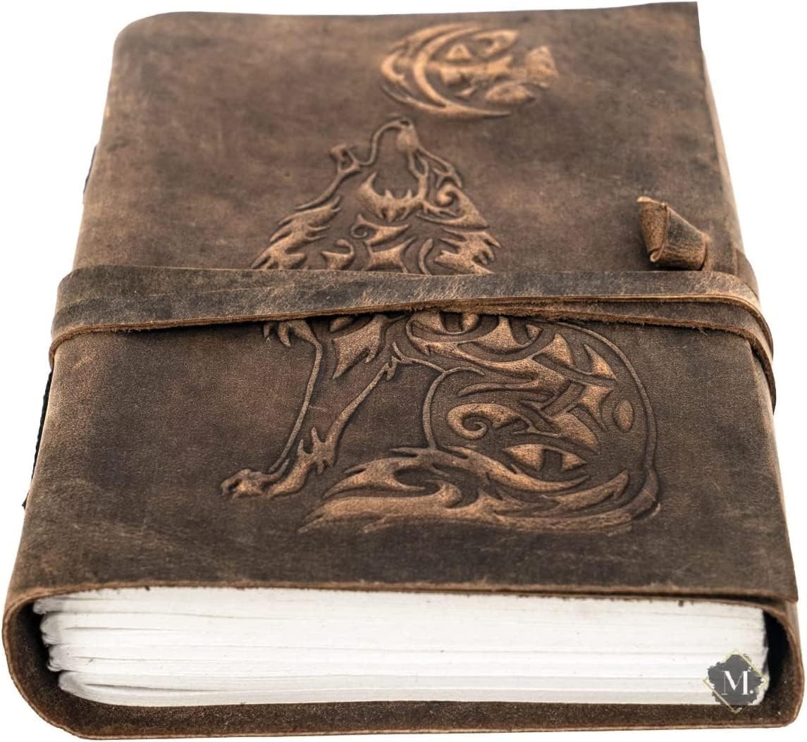 Vintage Leather Journal Handmade Writing Diary 7×5 Lined 200 Buy 1 Get 1 Free