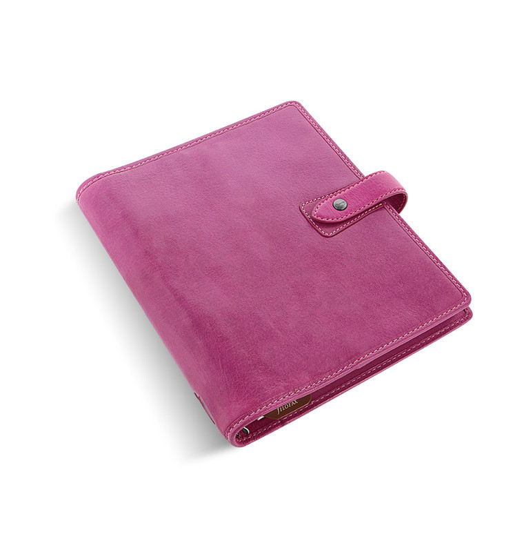 Filofax A5 Size Malden Organiser Planner Diary Notebook Fuchsia Leather – 026029