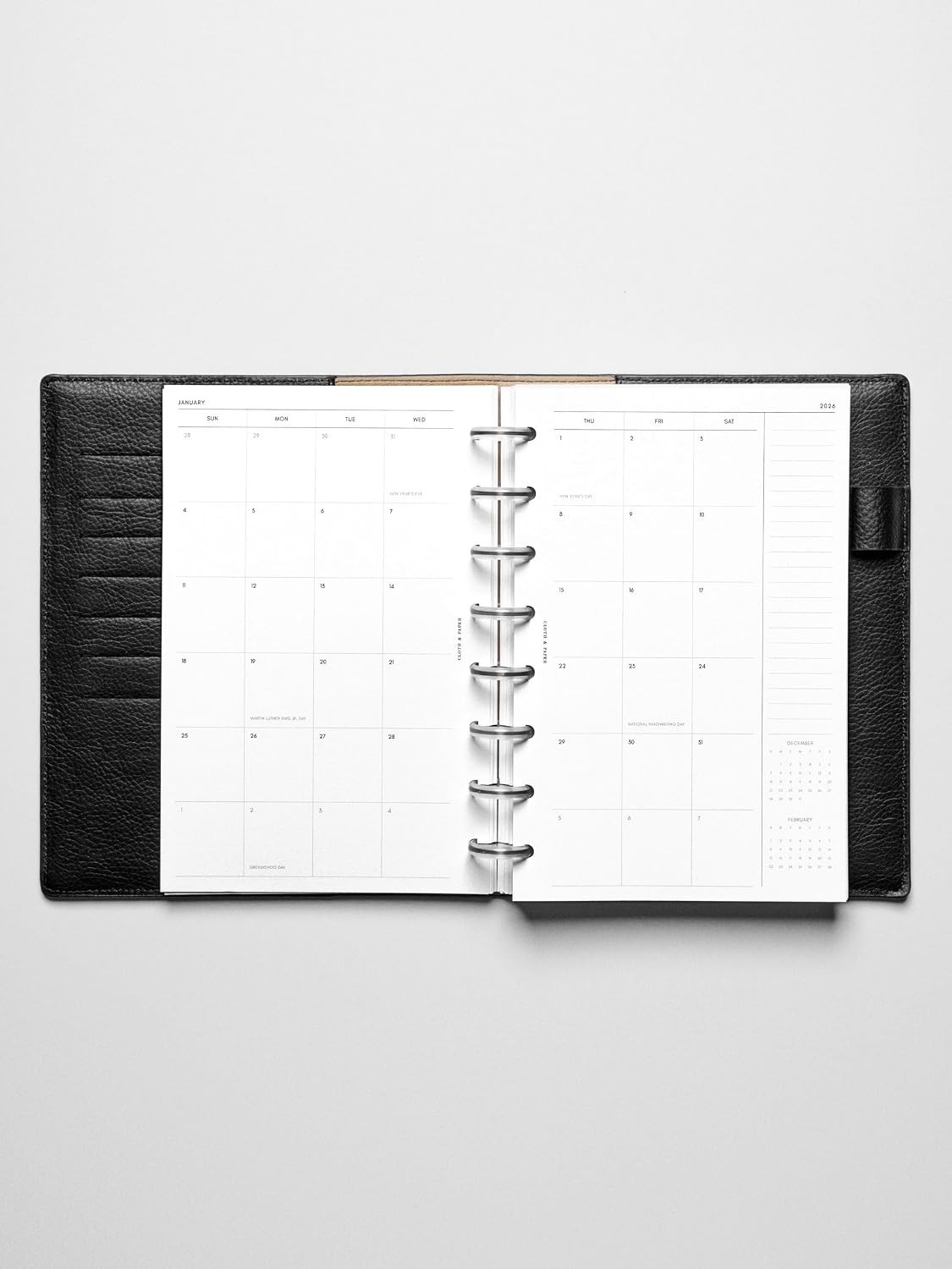 2026 Monthly Planner Inserts | Personal Size 3.75 x 6.75 Inches | Minimalist …