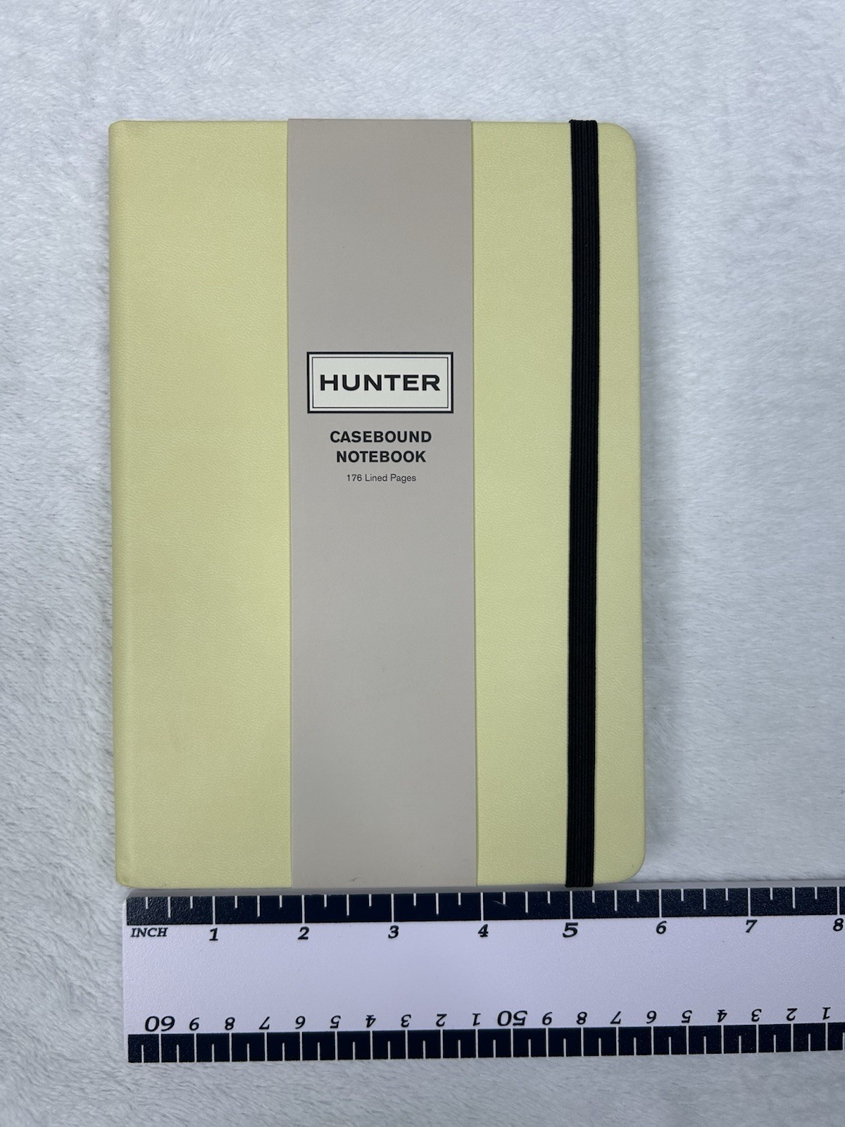 NEW Hunter A5 Casebound Lined Notebook Buttermilk Yellow Hardcover Journal