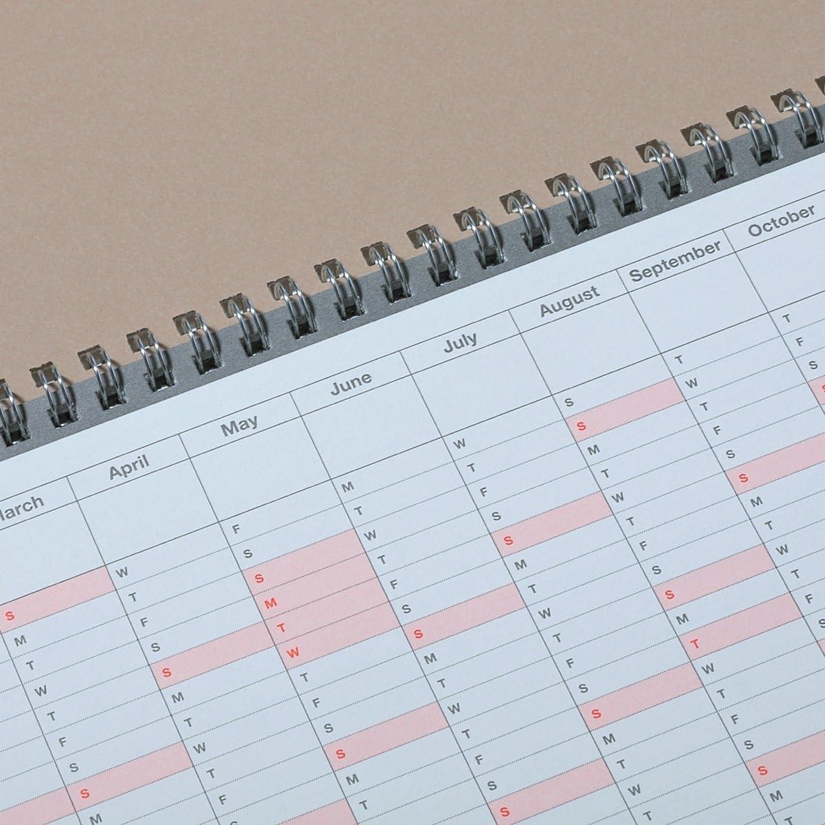 MARK’S 2026 Monthly B5 Calendar Notebook, Blue