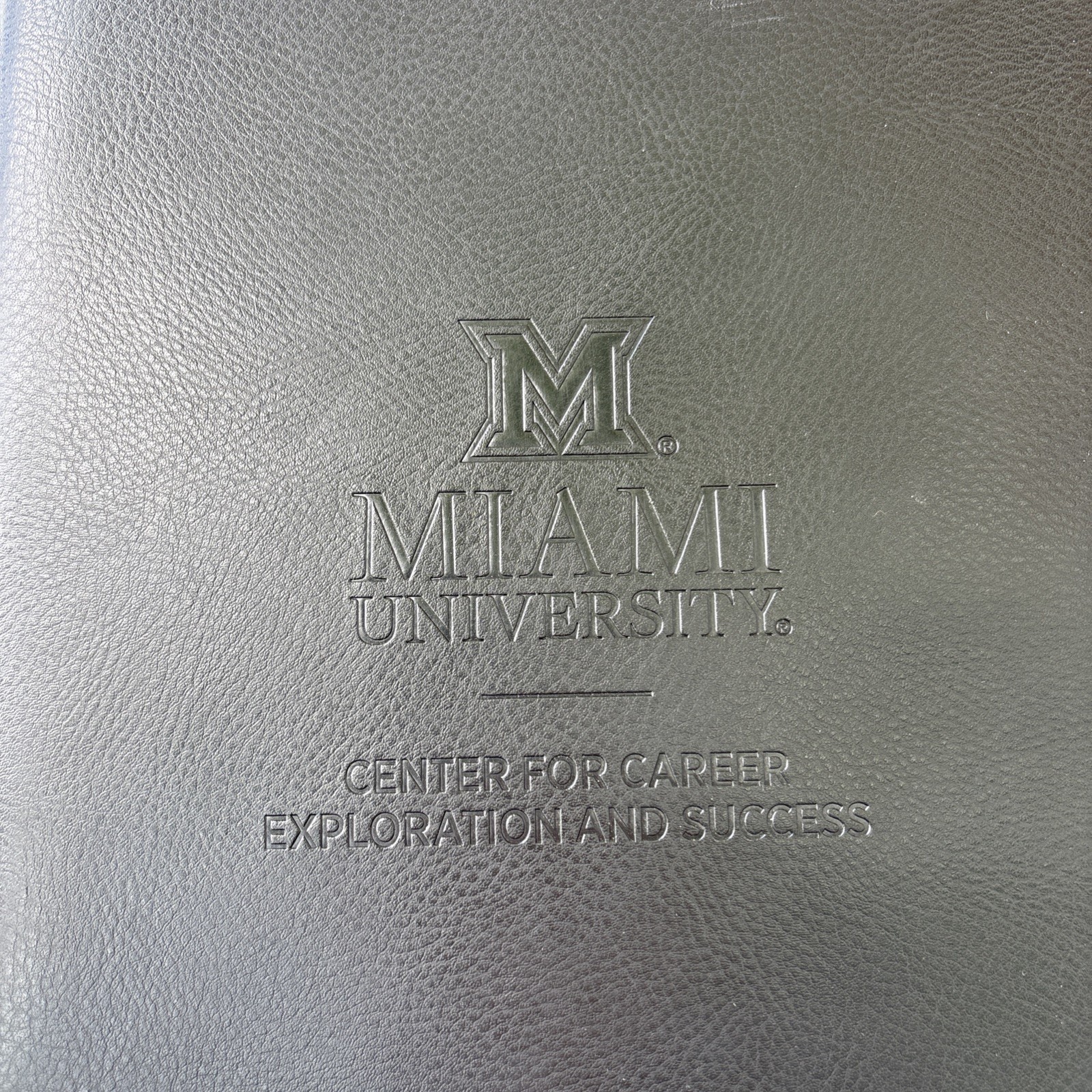 Miami University Black 8×10 Zip Portfolio