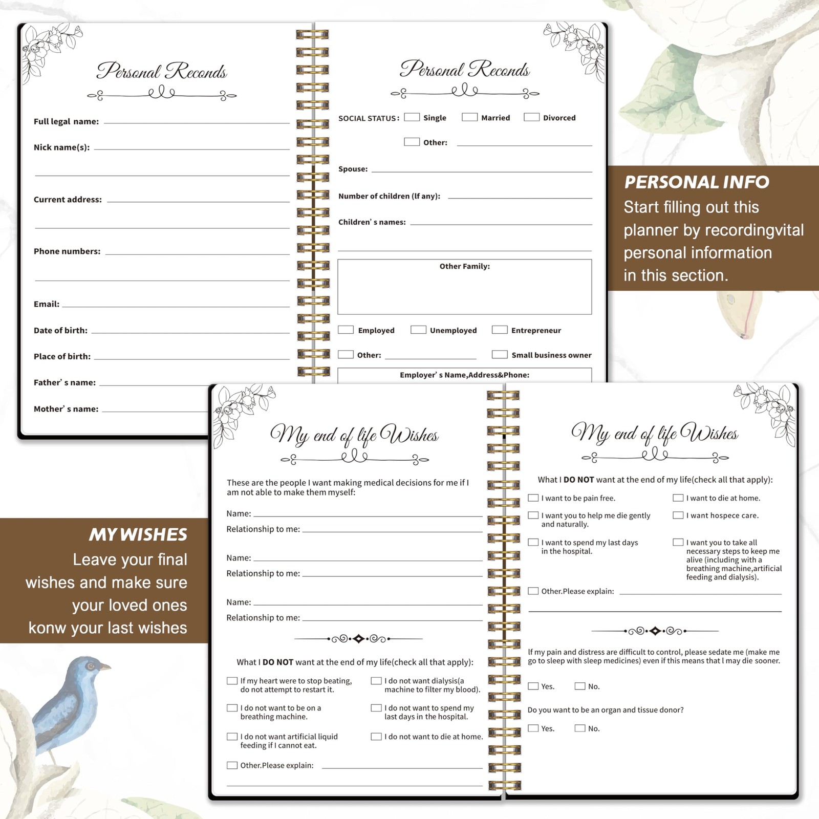 End of Life Planner, Now That I’M Dead, 5.875 x 8.625 inches, Black-PVC Cover