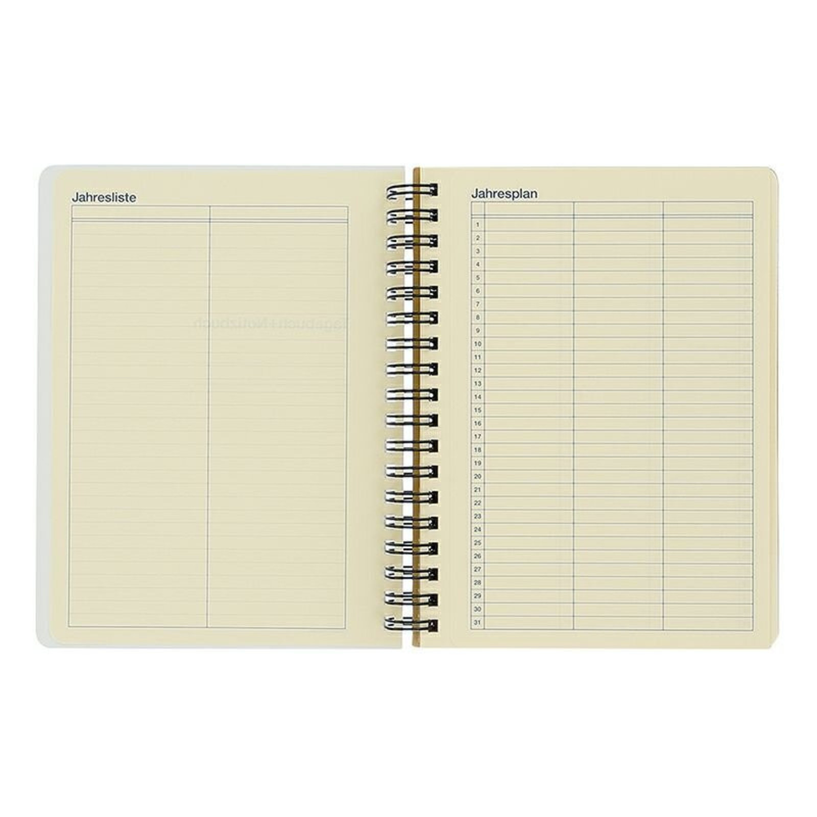 Delfonics Rollbahn Spiral Free Diary 365: 5-1/2 in. x 7 in. (Dark Blue) *B6 note