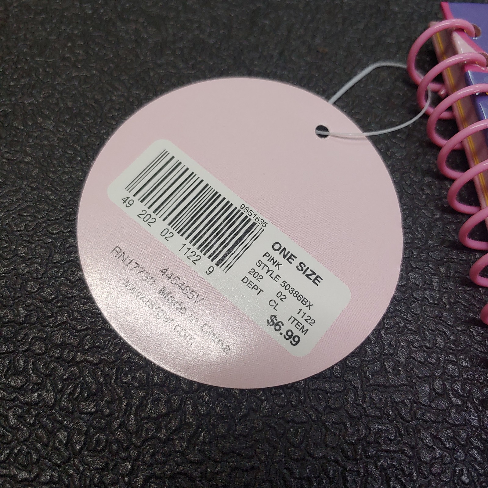 Lot Of 6 Dottie Loves.. Address Book Sprial Bound With Elastic Band Closure