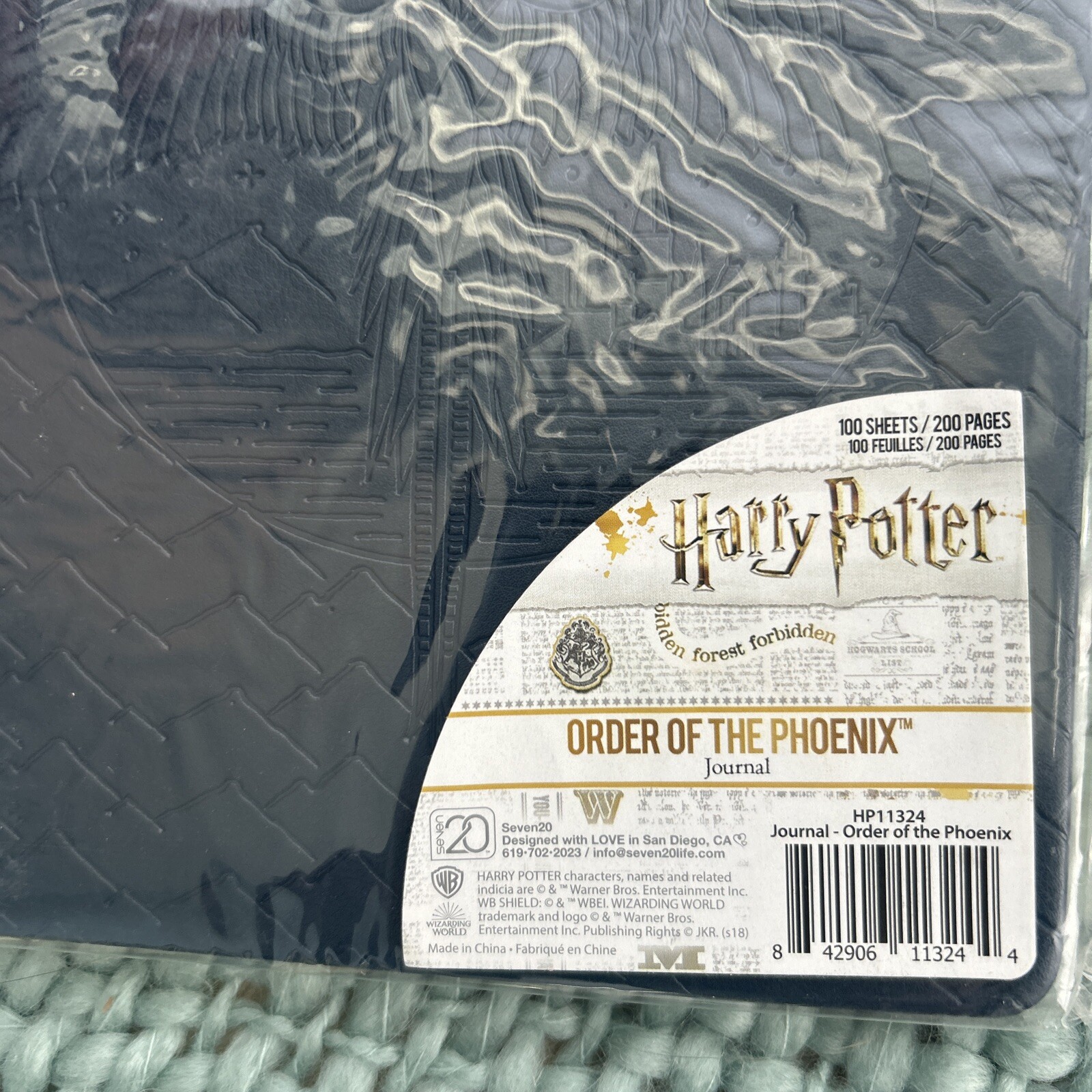 Harry Potter Order of Phoenix Journal 100 Sheets/200 Pages & Feather Pen Notepad