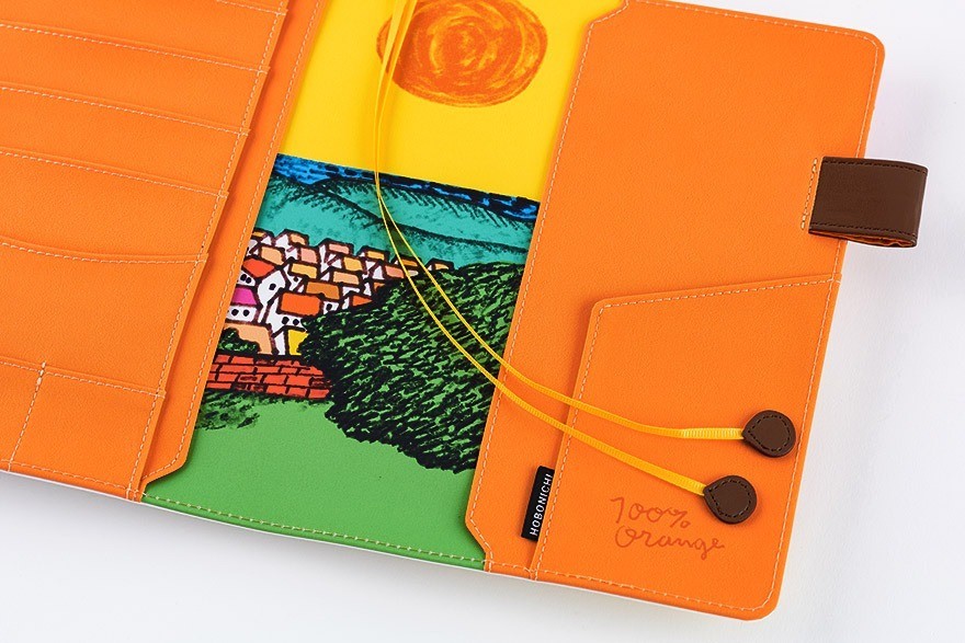 Hobonichi Techo 100%ORANGE Squirrel Theme 2026 A5 Cousin Planner Cover Japan NEW