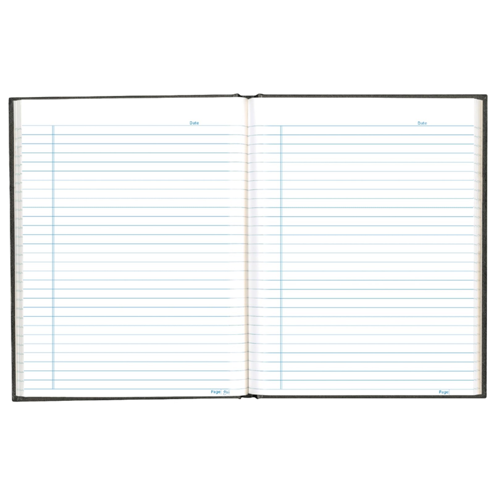 Rediform Business Notebook with Cover, College Rule, 9.25 x 7.25 inches, Blue