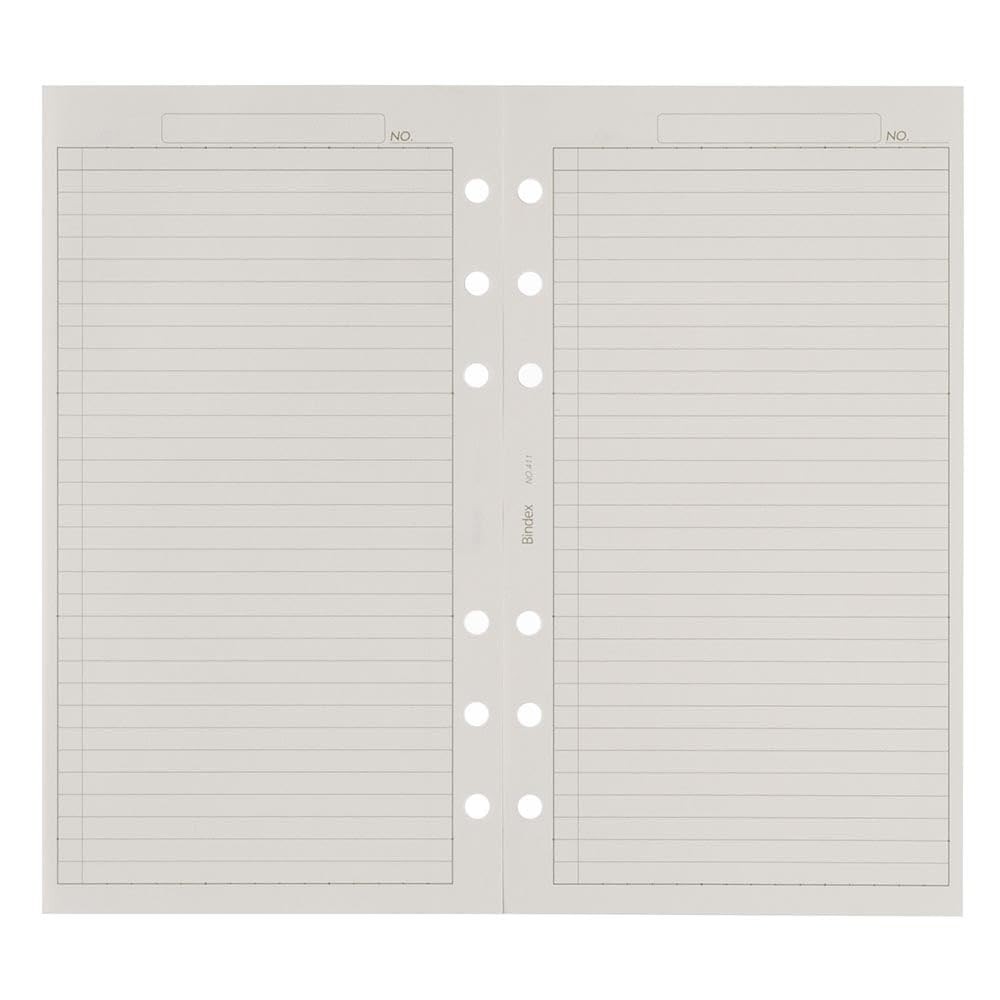 Bindex System Planner Refill, Summary Sheet, Bible Size, 6-Hole