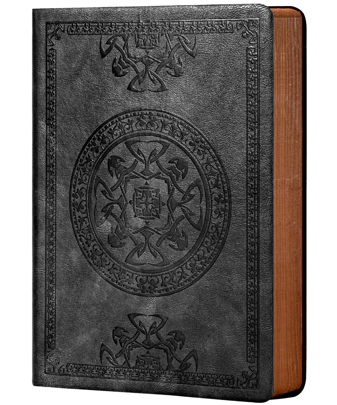 Lined Journal for Men Soft Cover Leather Notebook 180 Pages 5.7×8.3 Black