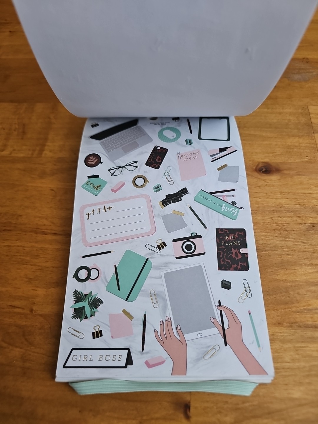 Agenda 52- Side Hustle Sticker Book 30 Sheets, 1018 Pcs Sticker