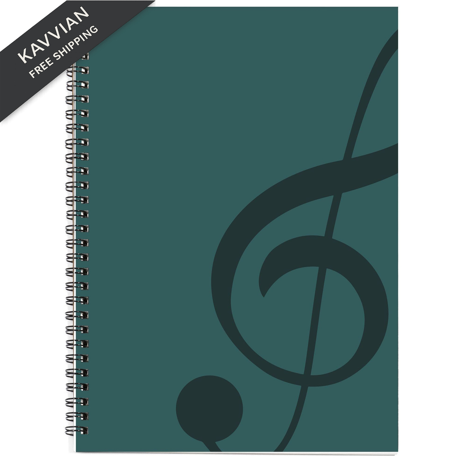 MAXCURY Blank Sheet Music Composition Manuscript Staff Water Blue/Ocean Blue