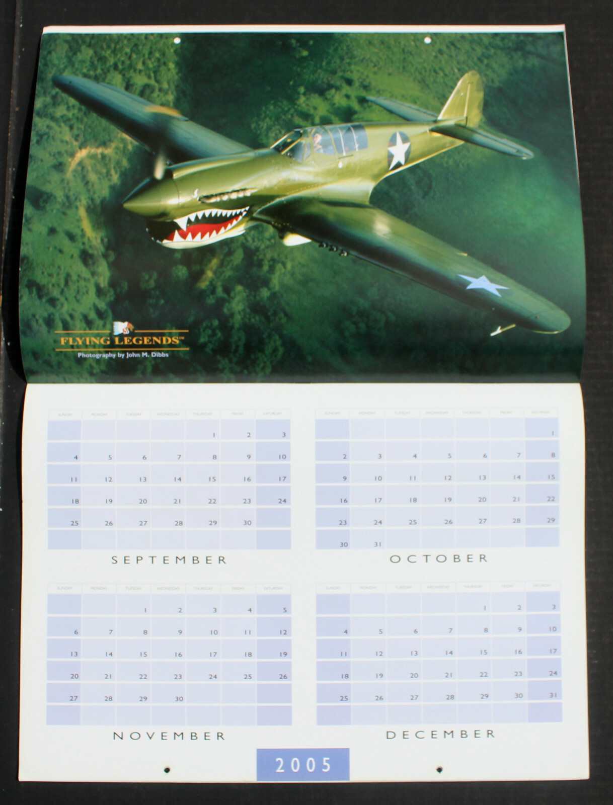 2004-2006 GOLDEN AGE OF FLIGHT-FLYING LEGENDS Wall Calendar MILITARY ARIRPLANES