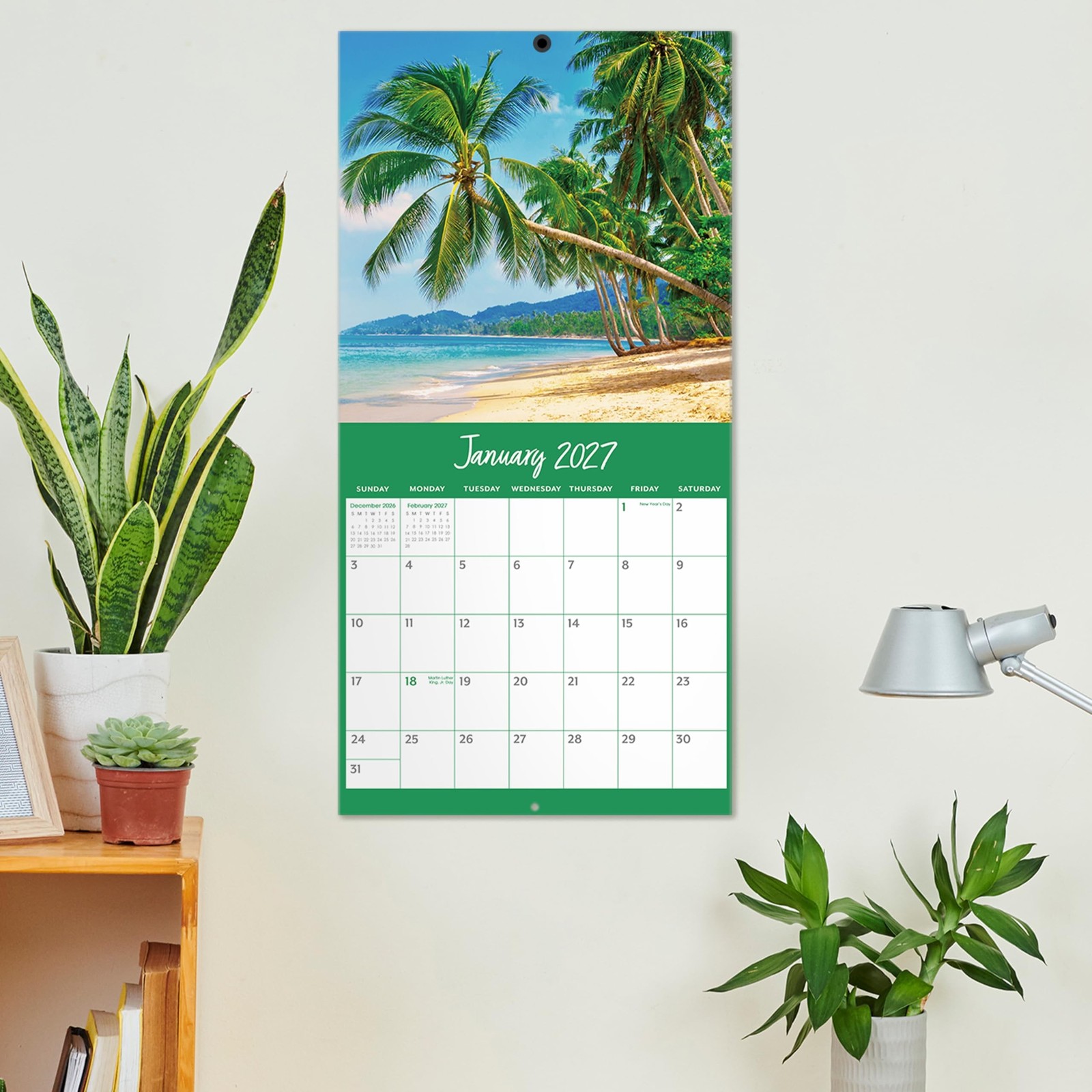 Calendar 2026-2027 – 18 Months Wall Calendar 2026-2027, Jul.2026 – Dec.2027, …