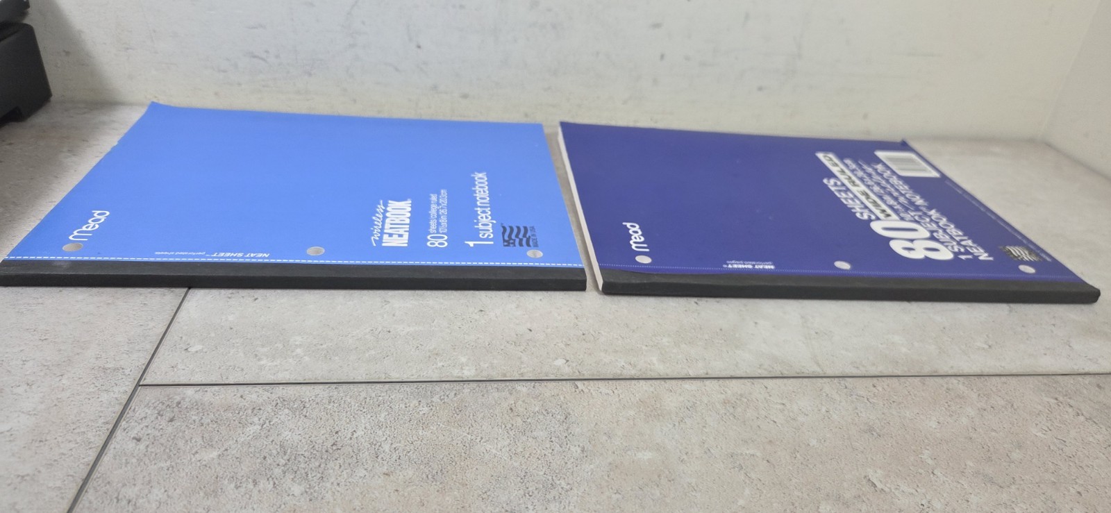 Mead LOT (4) 3X 05626 – 1X 05222 Neatbook 80-Page 8 x 10-1/2-Inch College-Ruled