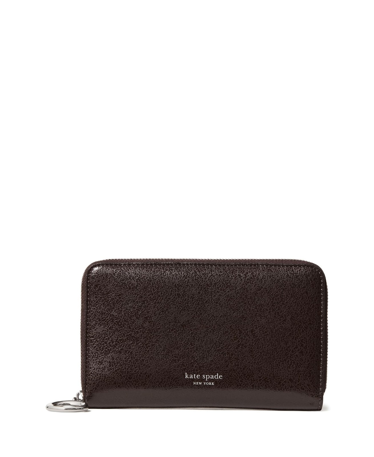 kate spade new york Halo Glazed Leather Medium Zip Around Wallet One Size