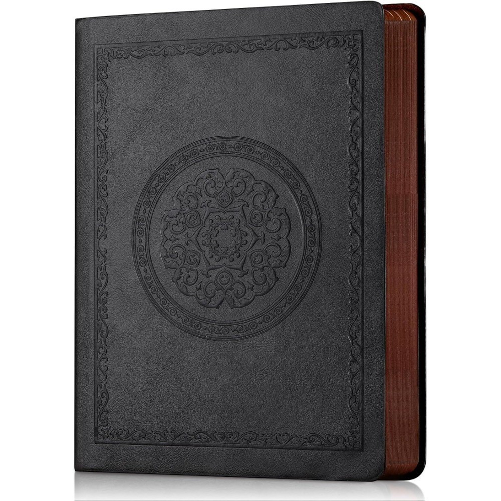 Vintage Leather Journal Notebook 300 Pages Lined Writing Journal for Travel