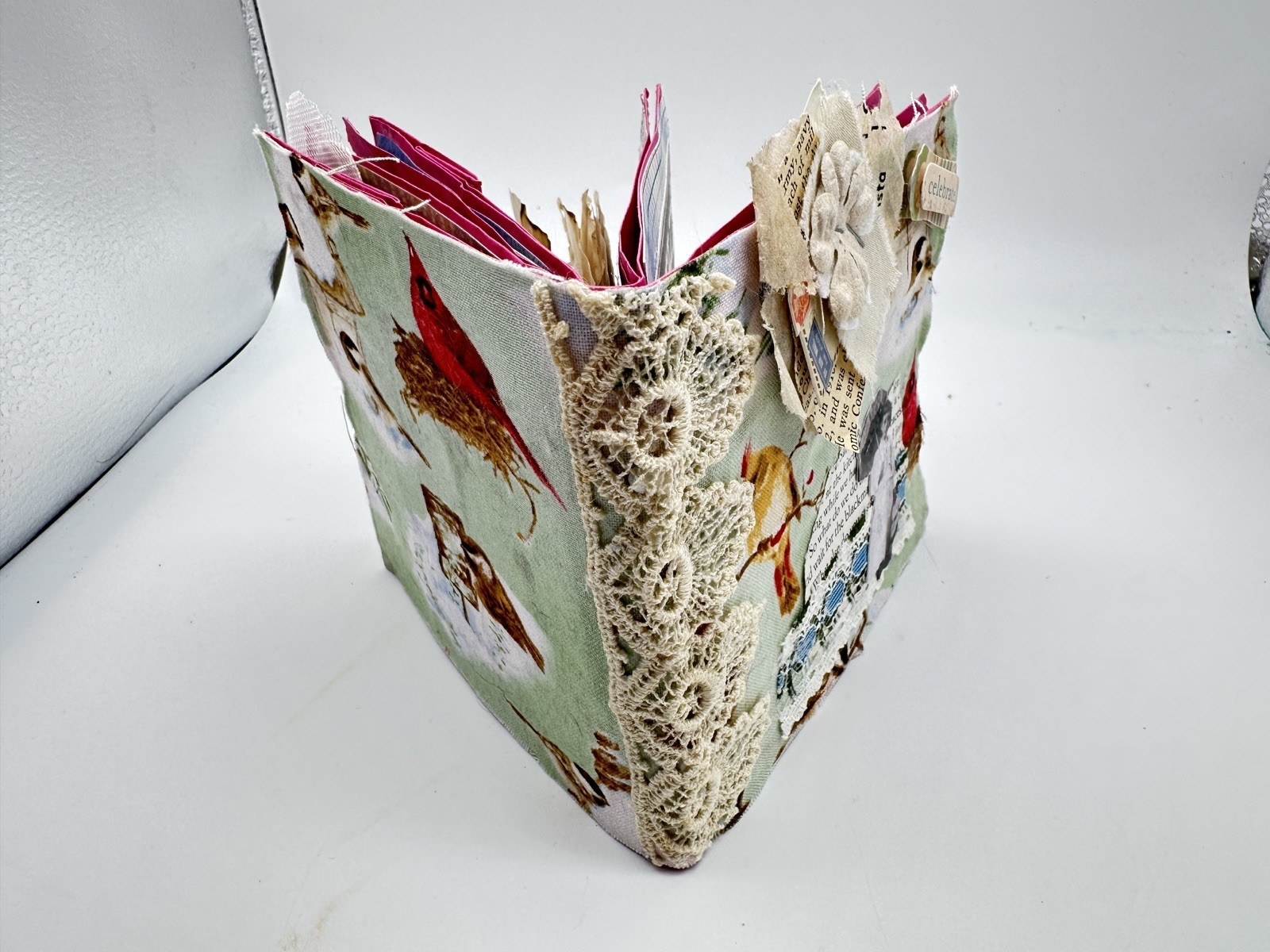 Junk Journal Celebrate Themed Medium Is PurplePaper Bags And Coffee Dyed Paper