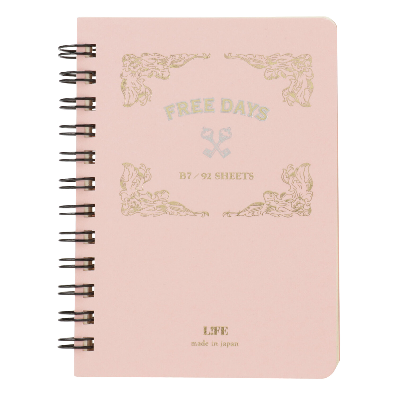 Life Stationery Free Days Undated Planner: 7 in. x 10 in. (Peach & Cream)