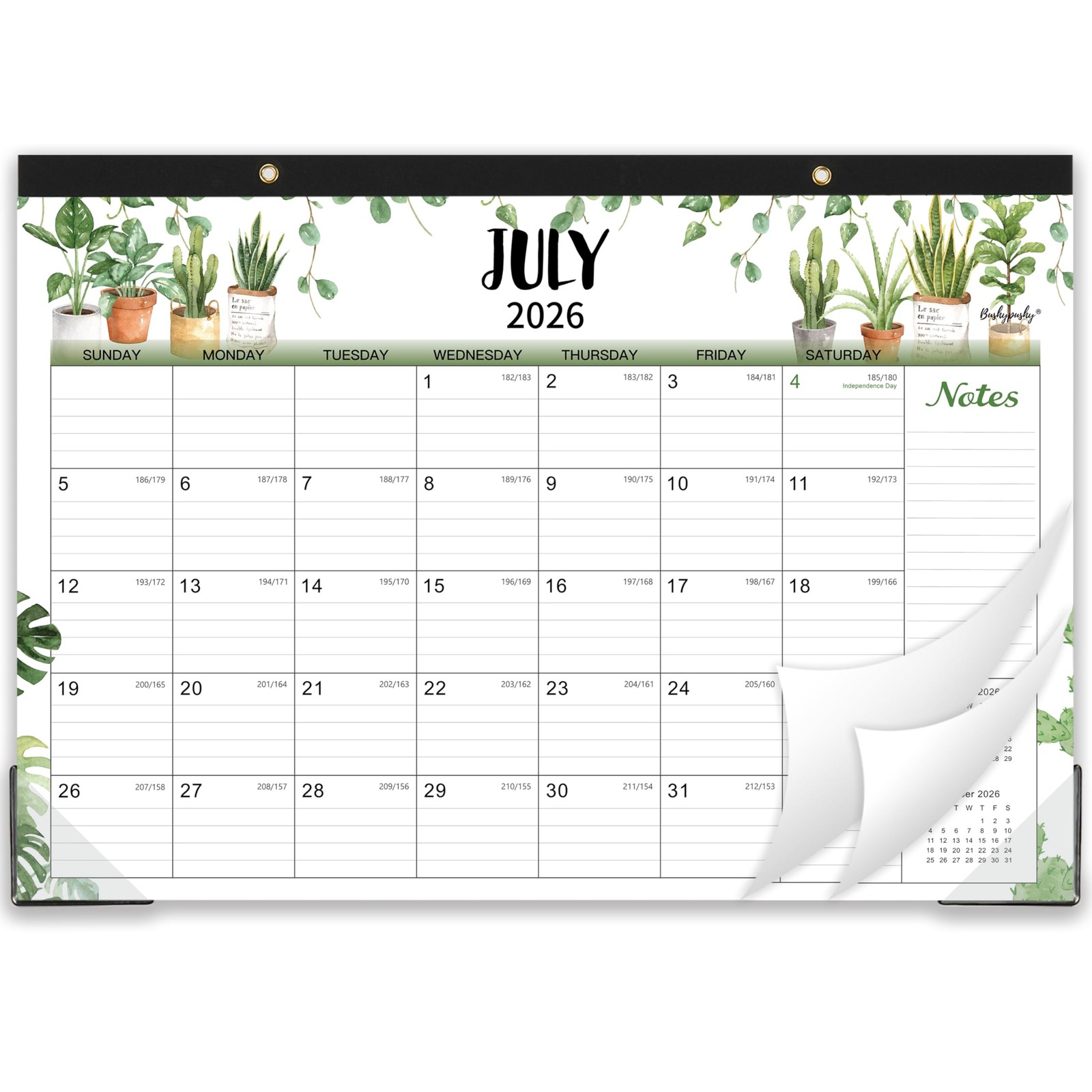 Desk Calendar 2026-2027 – Calendar, 18 Monthly Desk/Wall…