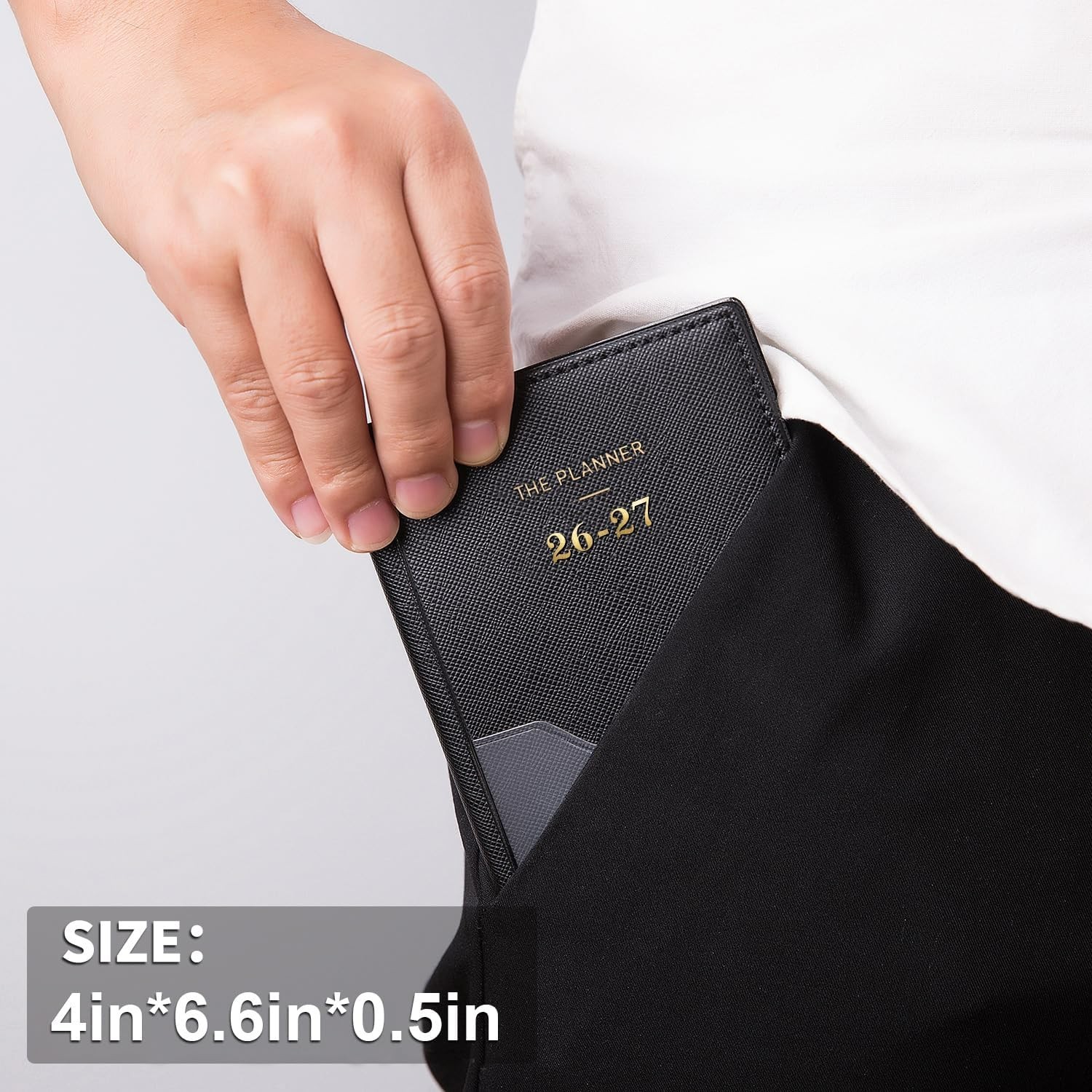 Luxurious 6.4″ x 3.8″ Weekly & Monthly Planner – Perfect Purse-Sized Organizer