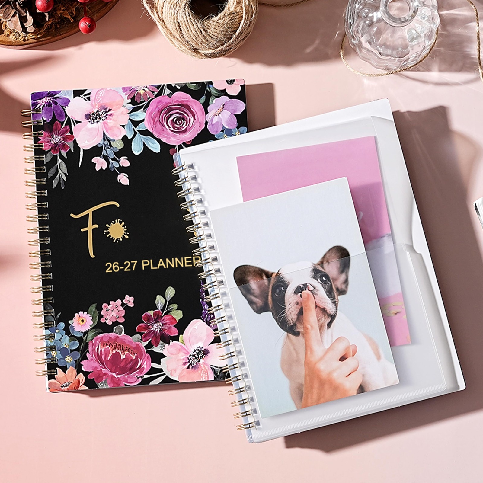 2026 2027 Planner Weekly Monthly 12 Month 6.5×8.5 Funny Quotes