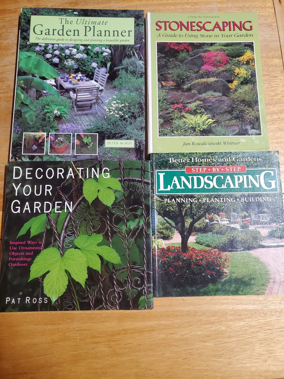 Ultimate Decorating ‘Garden’ Planner, Stonescaping, Landscaping 4 Books Lot A6