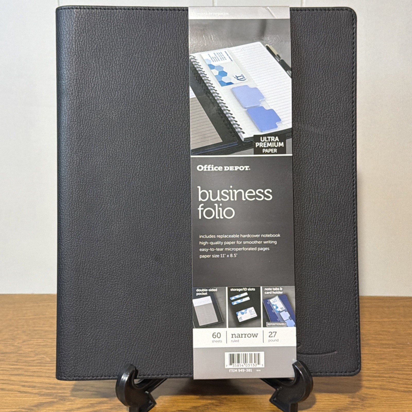 Office Depot Business Folio Ultra Premium Paper 9.5″ X 12″ Office Notebook New