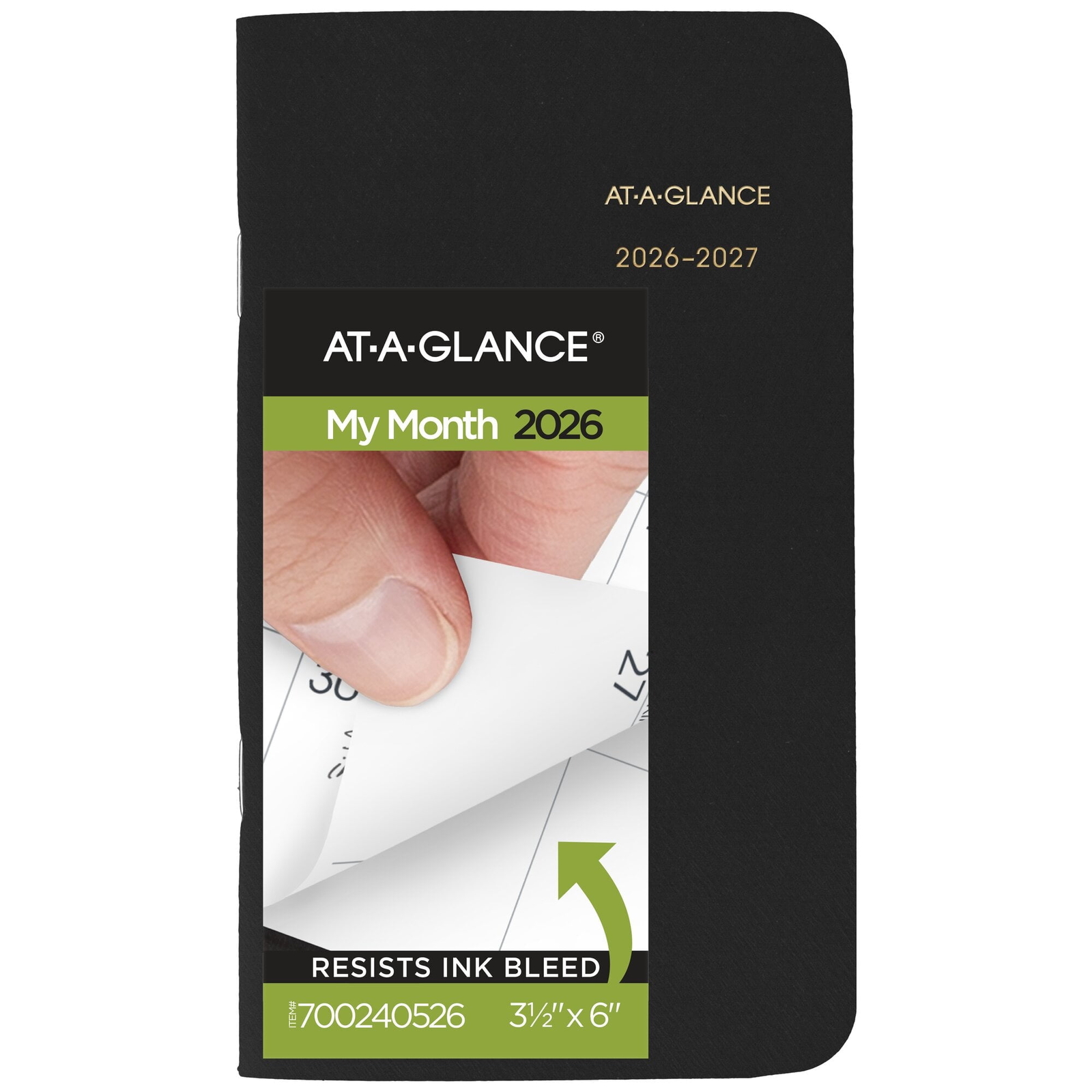 AT-A-GLANCE 2 Year Monthly 2026-2027 Planner 3.5″ x 6″ Pocket Size (700240526)