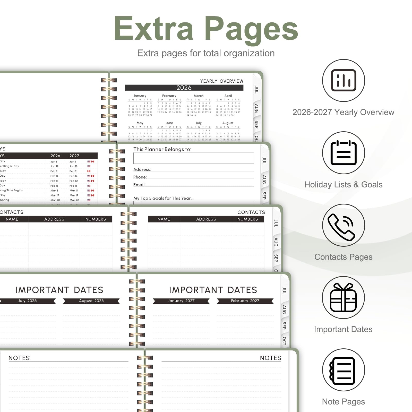 Valome Planner 2026-2027 Academic Weekly And Monthly Calendar Planner July 2026