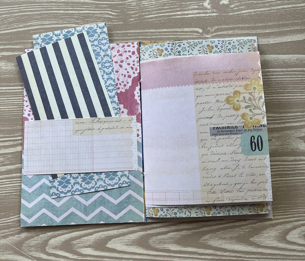 2 Journal Diary Notebook Set-Small & Large 4 3/4×7 in. & 8×9 in. 44 pg & 54 pgs