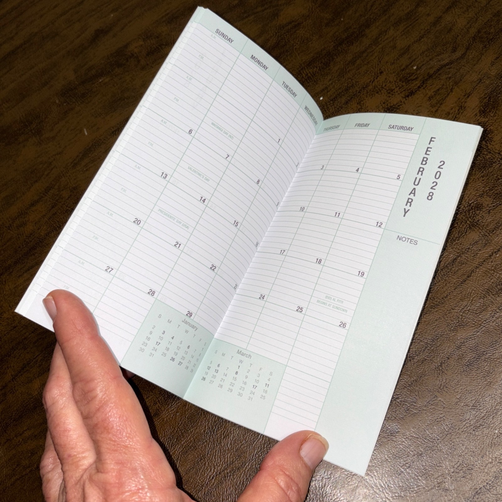 New Pocket Size DAY-TIMER 20 Month ADVANCE PLANNER July 2026 – Feb 2028 Daytimer
