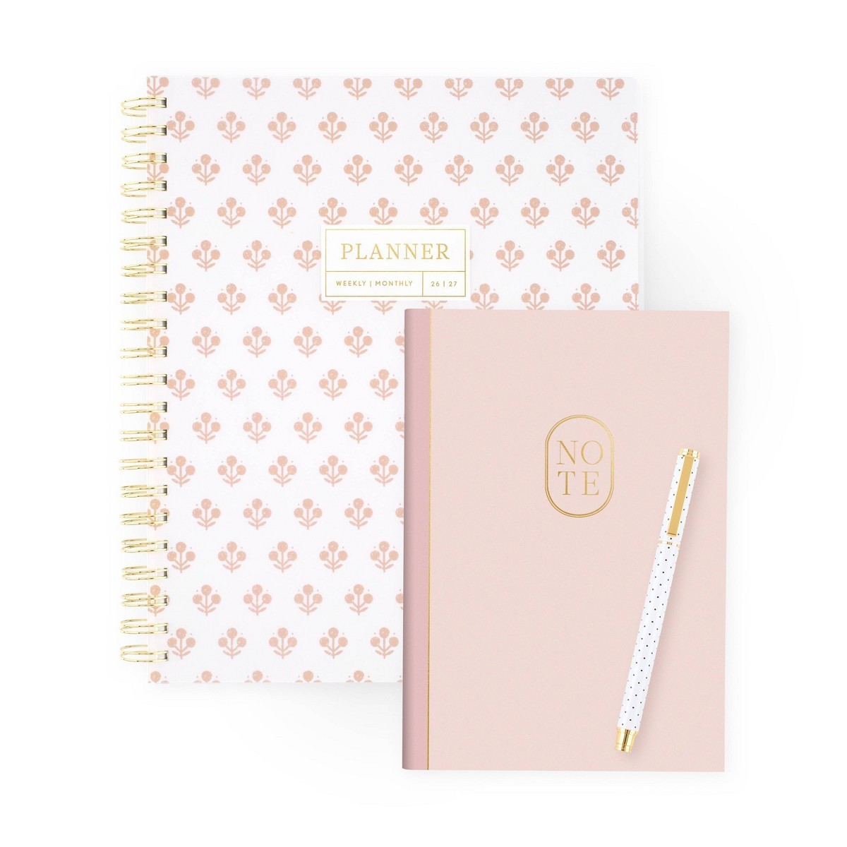 Sugar Paper Essentials 8.5″x11″ Large Wirebound Frosted Poly 2026-2027 Planner