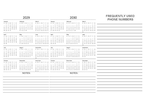 5 Year Calendar Planner 2025-2029 (Blue, 2025-2029,5 Year,61 Pages)