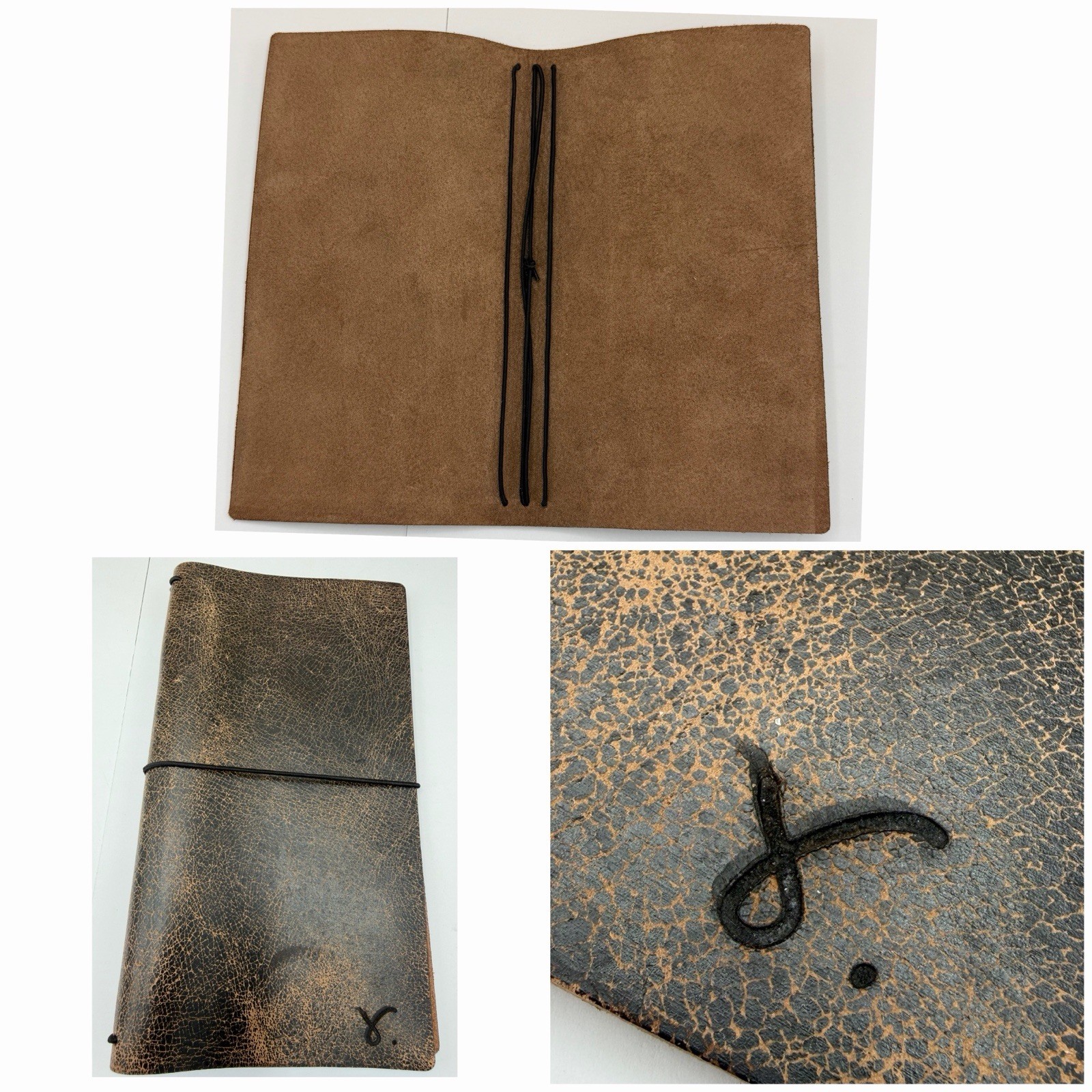 Sojourner Leather Regular Standard Traveler’s Notebook TN Cover Crackle Brown