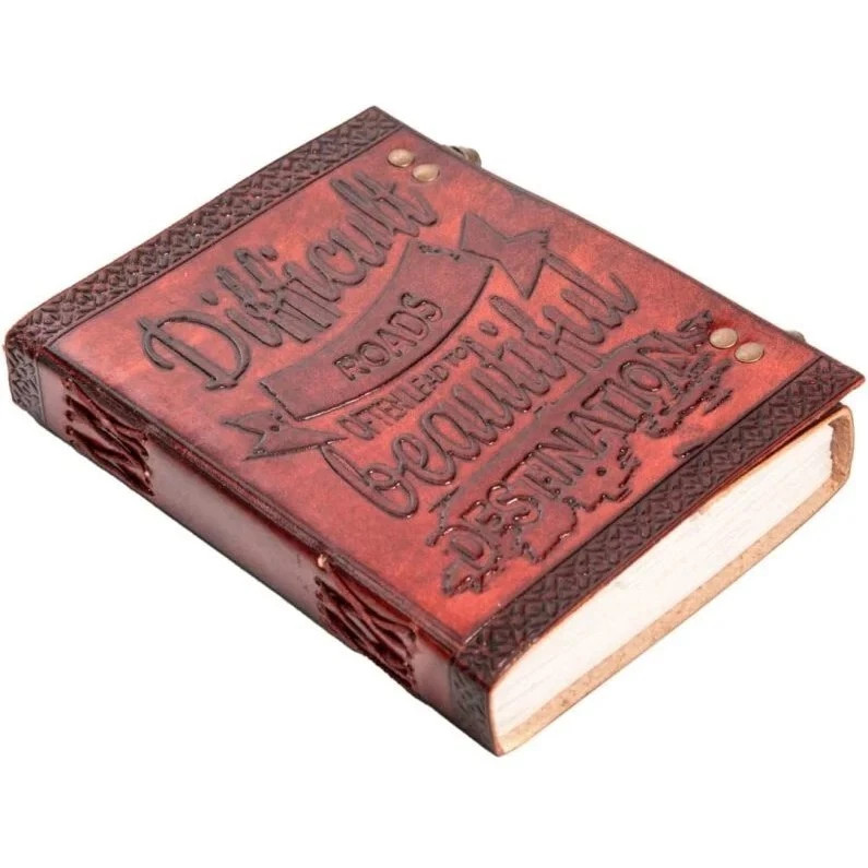 Leather Journal Handmade 7×5″ Diary Double Lock 200 Pages Buy 1 Get 1 Combo Set