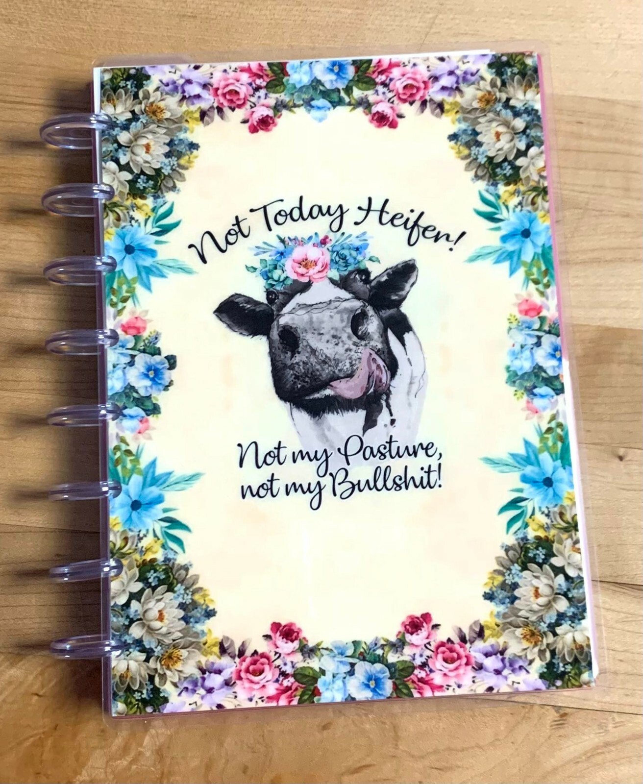 “Not Today Heifer” Pasture Bulls**t Cover Set 4 use w/ TUL/Arc (8 disc) Planner